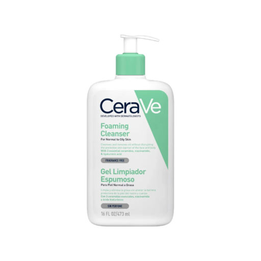 Cerave Gel Limpiador Espumoso 473 ml