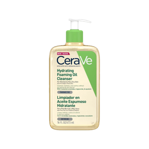 Cerave Limpiador en Aceite Espumoso Hidratante 473 ml