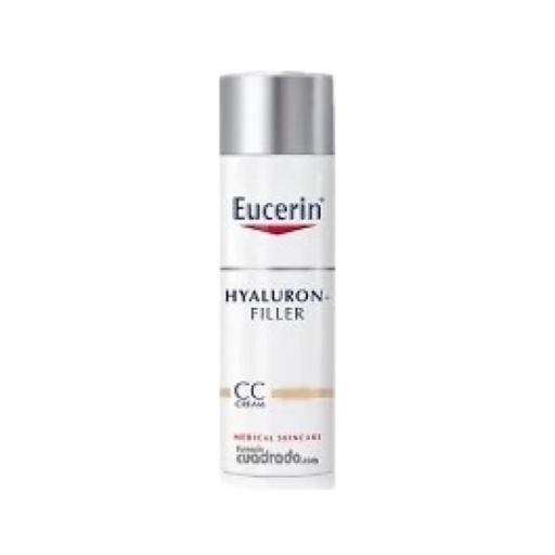 Eucerin Pack Hyaluron Filler CC Cream 50 ML Color Medio + Solución Micelar 200 ml de Regalo + Sun Fluid Anti-Age 5 ml